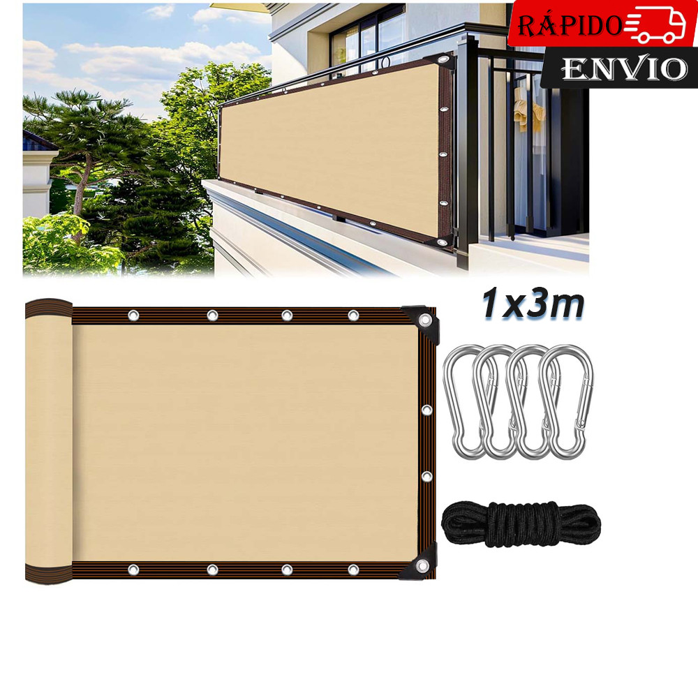 bege pano de sombra para jardim 1×3m cobertura de sombra para exterior pérgola plantas de pátio de pendurar capa de rede