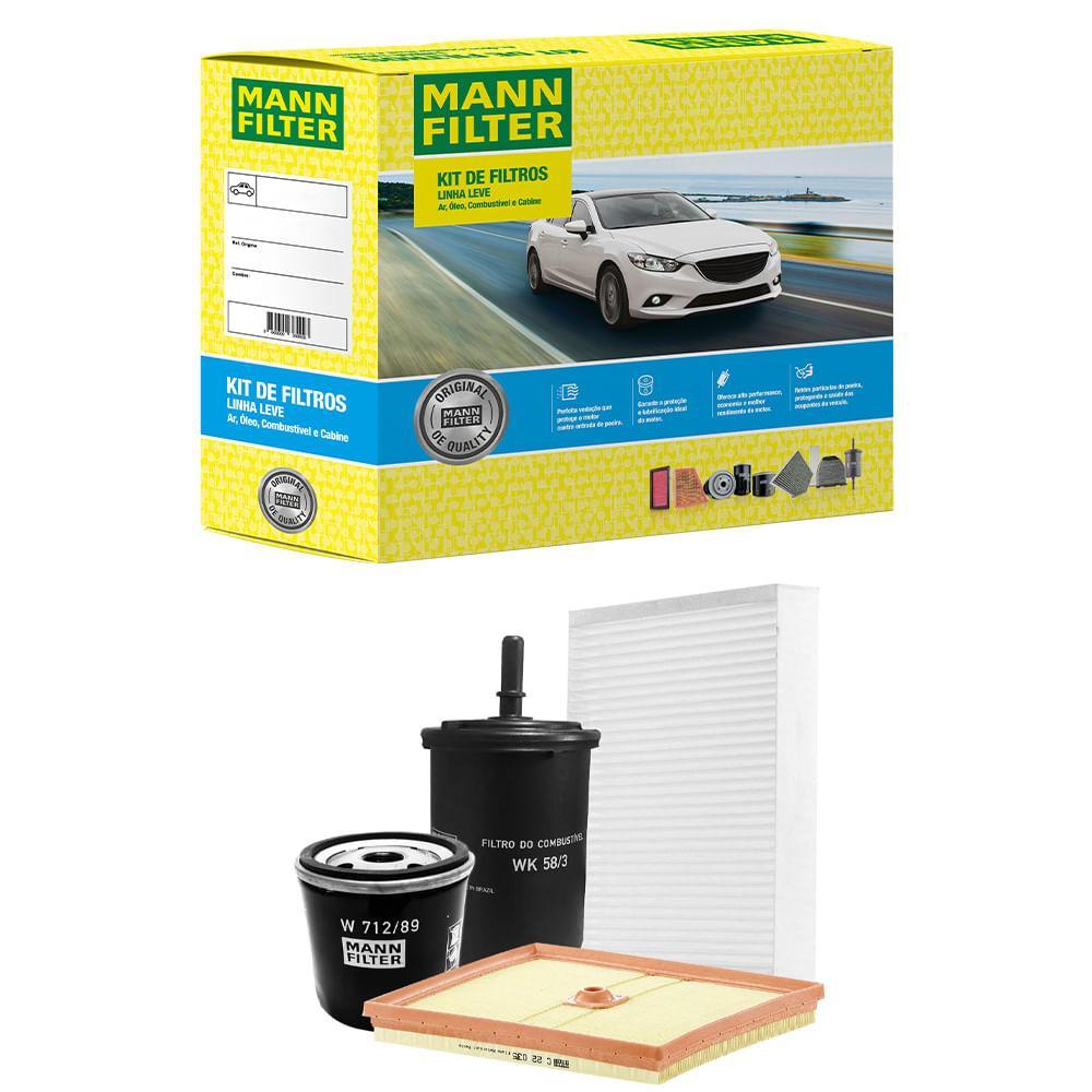 Kit Filtro Volkswagen Nivus T-cross 1.0 12v 2019 A 2022 Mann em Oferta na Shopee