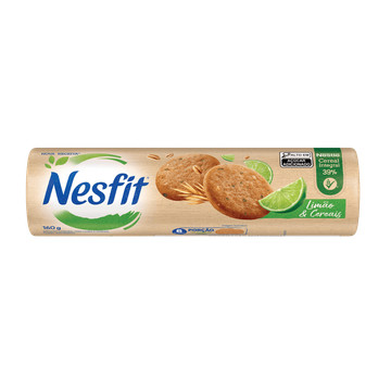 Biscoito Integral Limão e Cereais Nesfit 160g