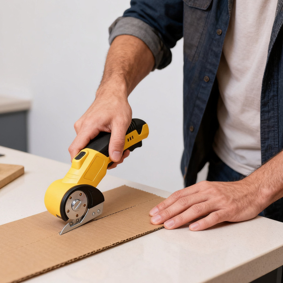 Tesoura Elétrica Tipo Esmerilhadeira para Tecidos e Costura Bivolt USB em Oferta na Shopee