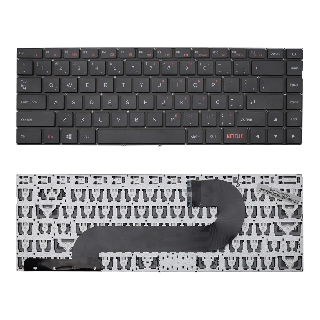 Teclado para Notebook Hp Compaq Presario 420 | Preto ABNT2 - Botão Netflix