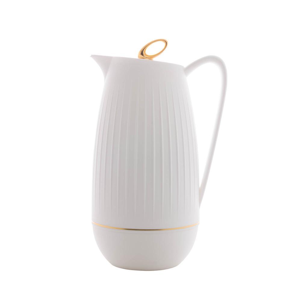 Garrafa Térmica Lyor Ballon de Plástico Branca 1L