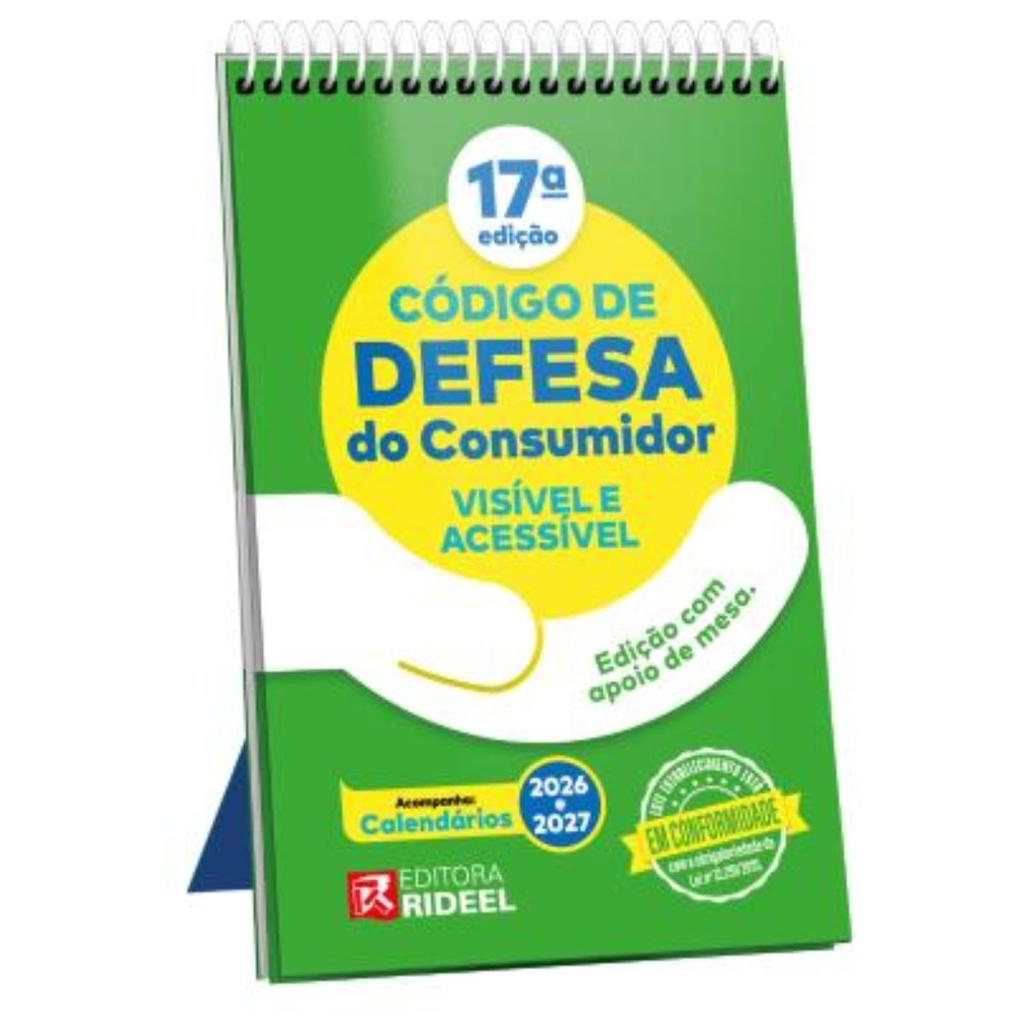 CÓDIGO DE DEFESA DO CONSUMIDOR - Visível e Acessível - 17ª EDIÇÃO em Oferta na Shopee