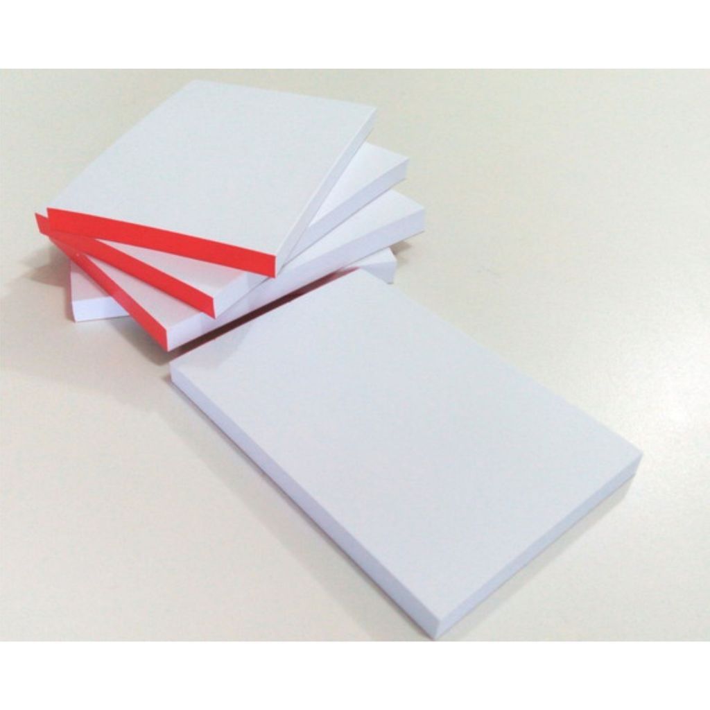 30 Blocos  grande rascunho em branco Sem Pauta,  Medida 15x21 cm - (50 folhas por bloco)