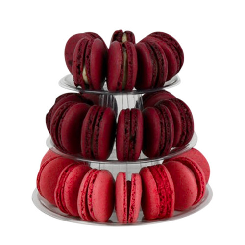 Torre Para Macarons Suporte Expositor Doces 3 Pisos em Oferta na Shopee