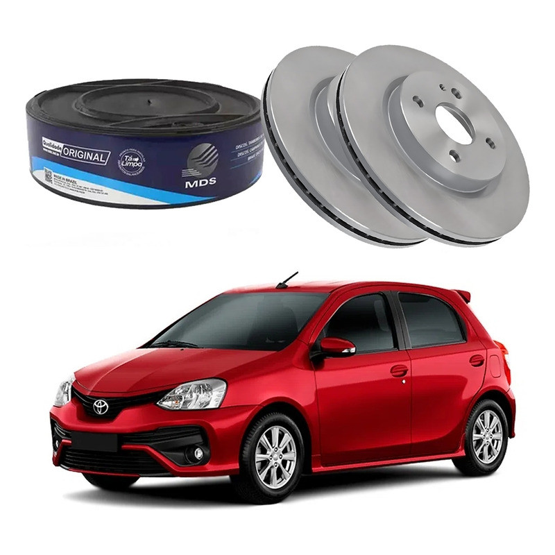 Disco Freio Dianteiro Ventilado Etios 1.3 1.5 2017 A 2019
