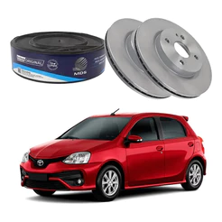 Disco Freio Dianteiro Ventilado Etios 1.3 1.5 2017 A 2019