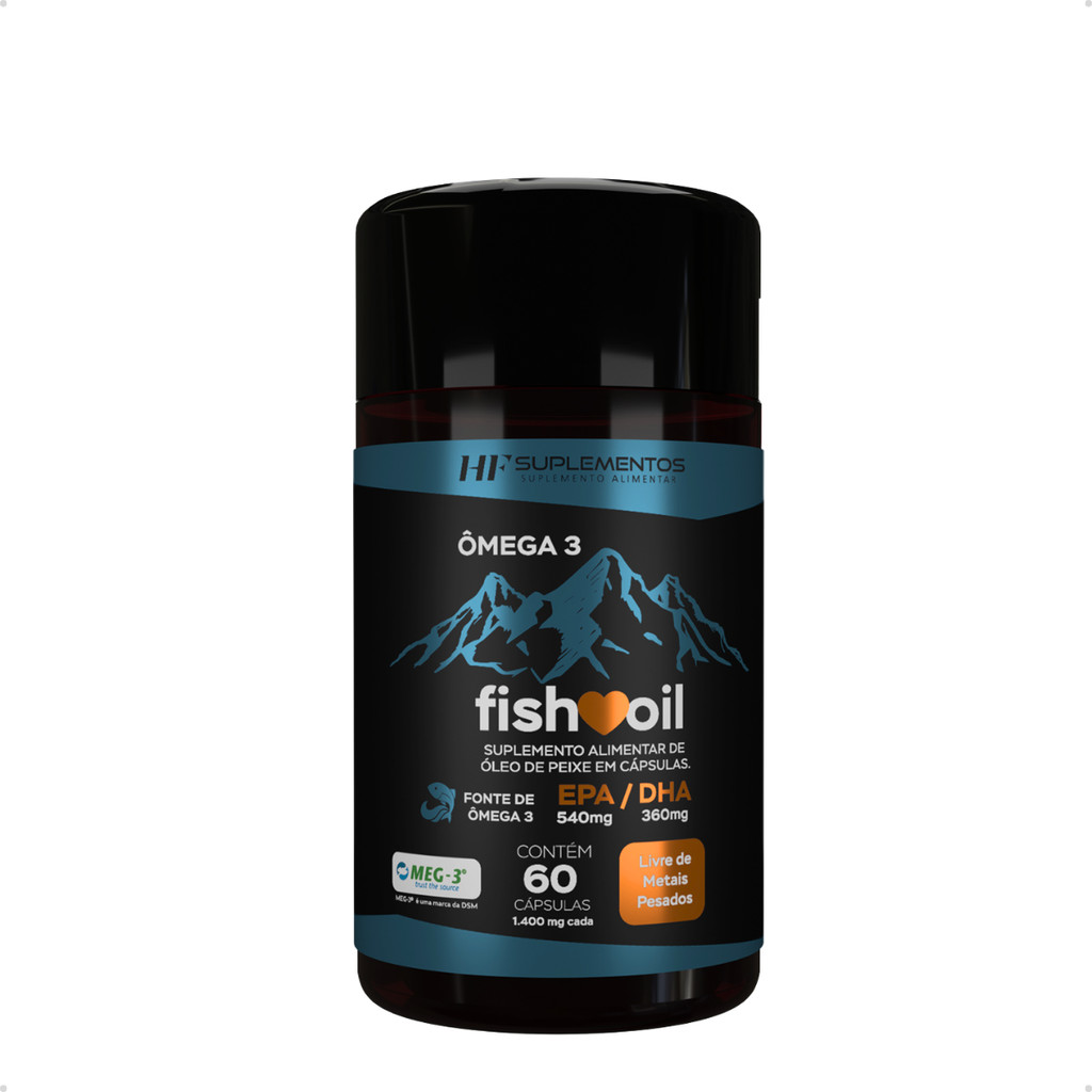 OMEGA 3 FISH OIL MEG 3 60 CPS HF SUPLEMENTOS