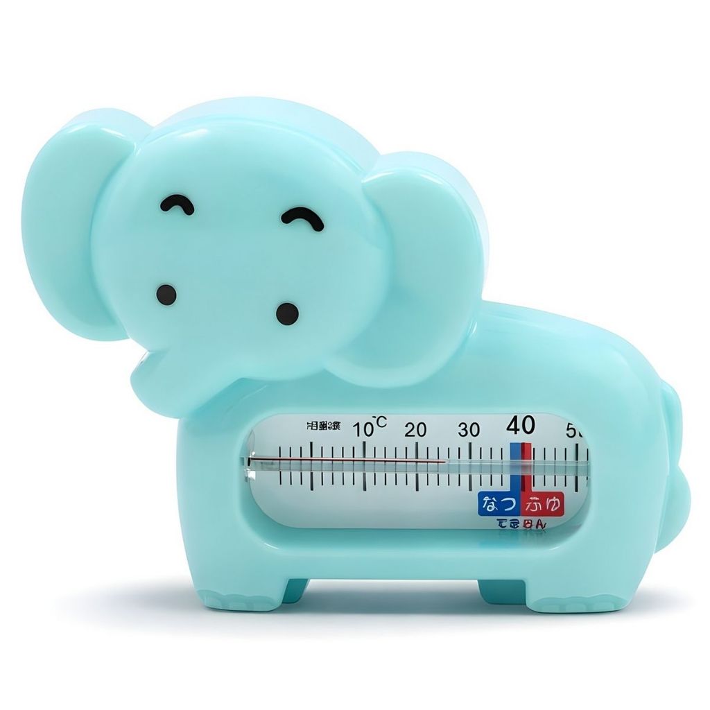 Termômetro de Banho Elefante Infantil Elefantinho Azul - Castela em Oferta na Shopee
