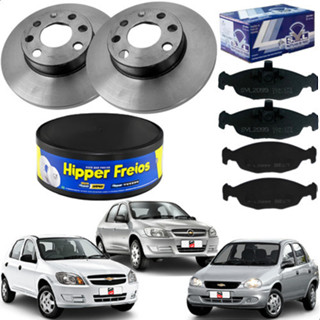 Kit 2 Disco Pastilha Gm Celta Prisma Classic 1.0 2010 2012.. em Oferta na Shopee
