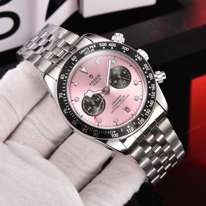 Relógio masculino relógio masculino elegante relógio de quartzo de cinco mãos TUDORS relógio de pulso de marca superior