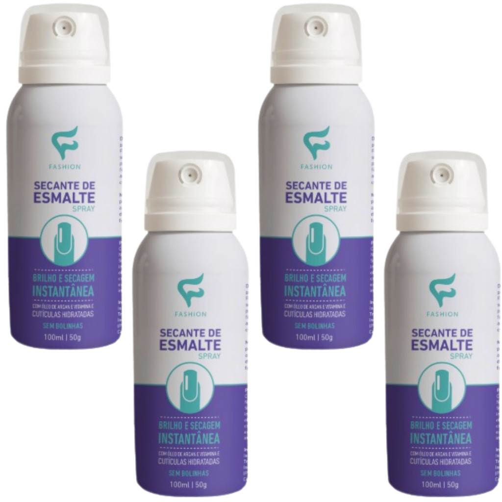 Secante De Esmalte Spray 100ml - Fashion Cosméticos