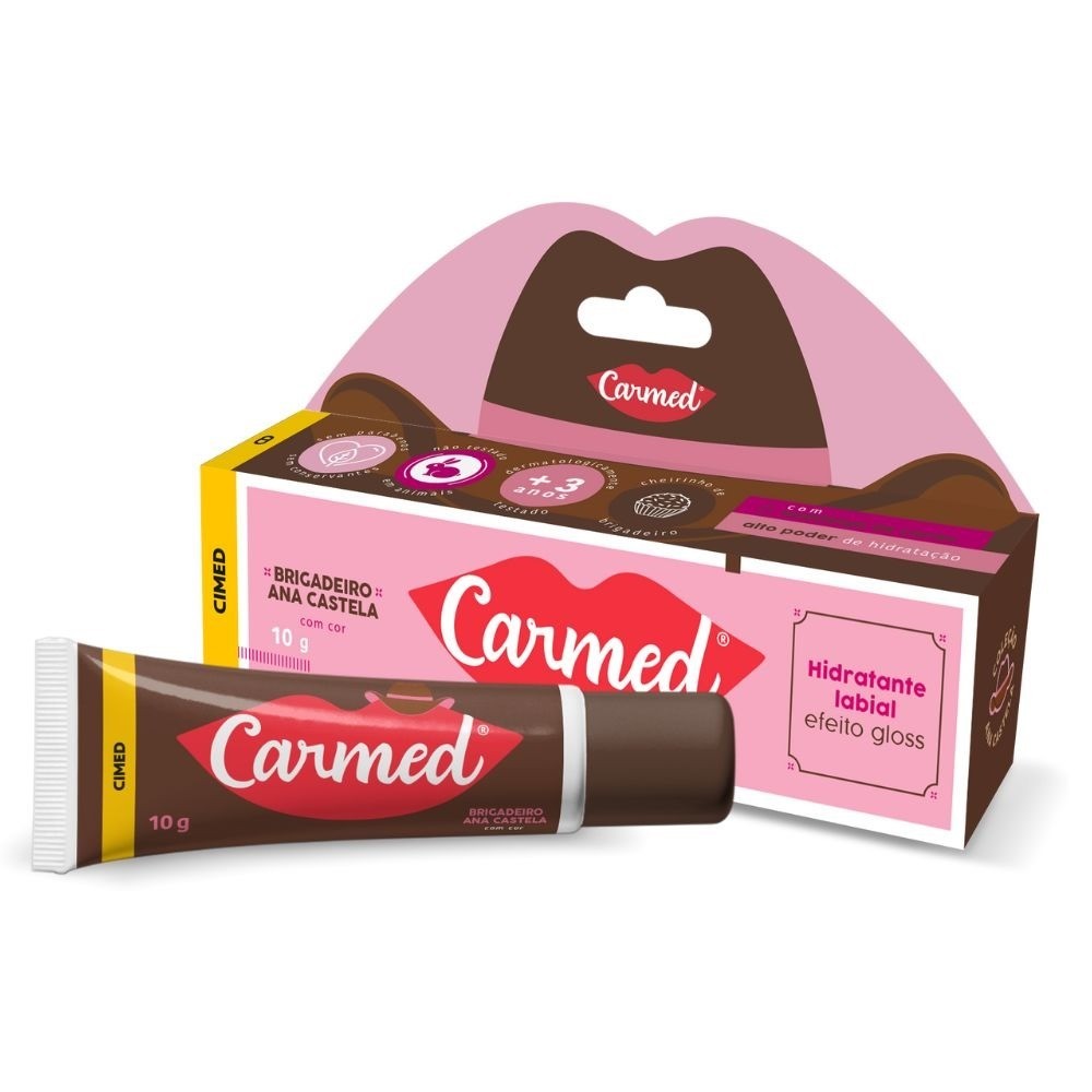 Carmed Ana Castela Boiadeira Brigadeiro Labial Gloss CIMED