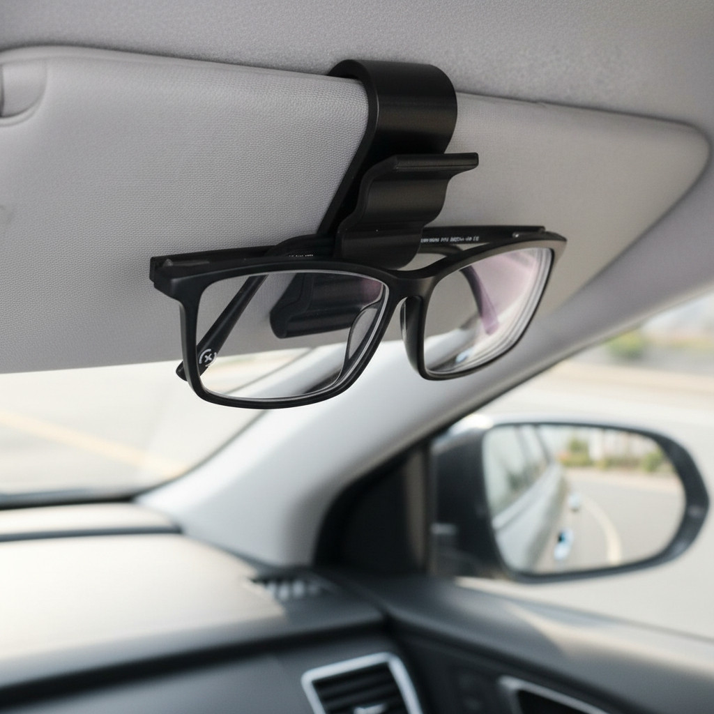 Suporte Clip De Óculos De Sol Para Carro Quebra Sol