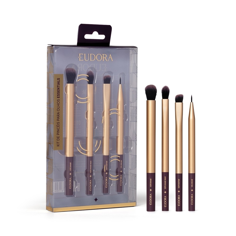 Eudora Essentials Kit de Pincéis para Olhos em Oferta na Shopee