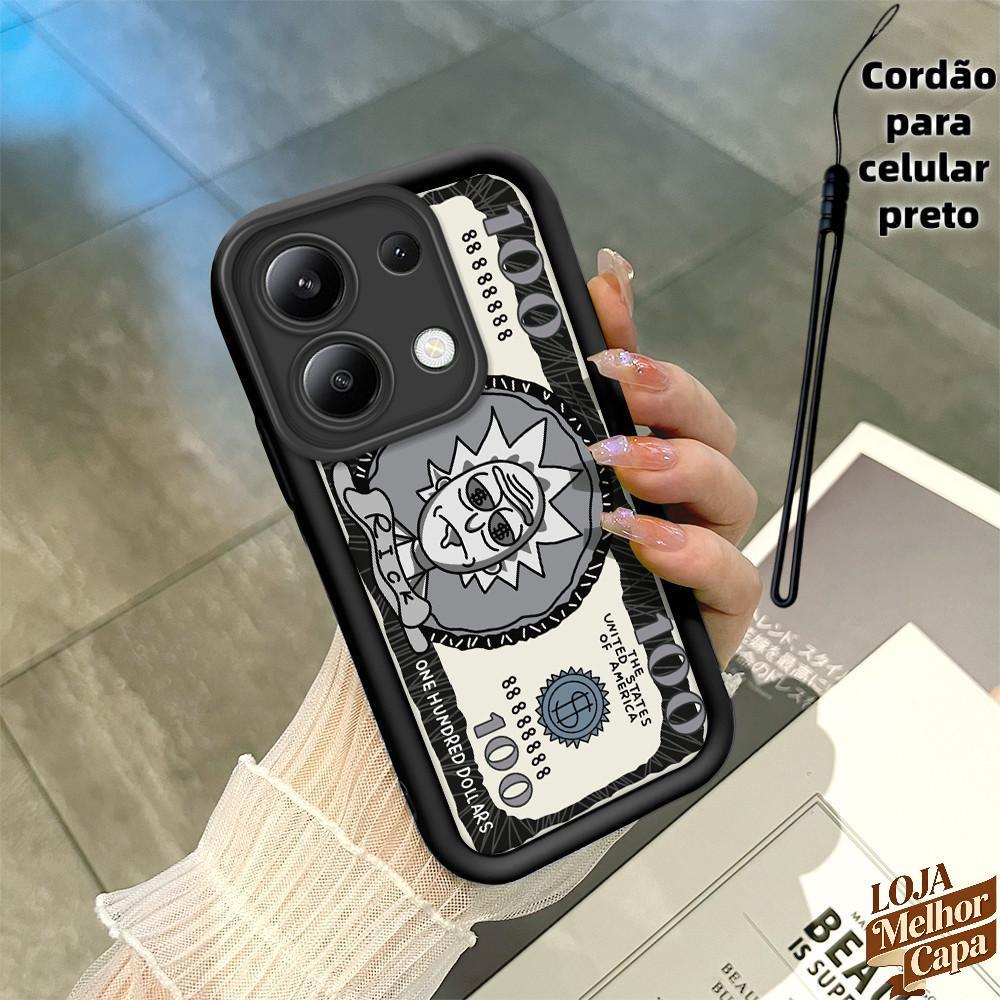 Capinha Com Anime Rick Morty Capa De Telefone Macia Para Xiaomi Redmi Note 13 4G Silicone Protetora Normal Case 5299 TYB