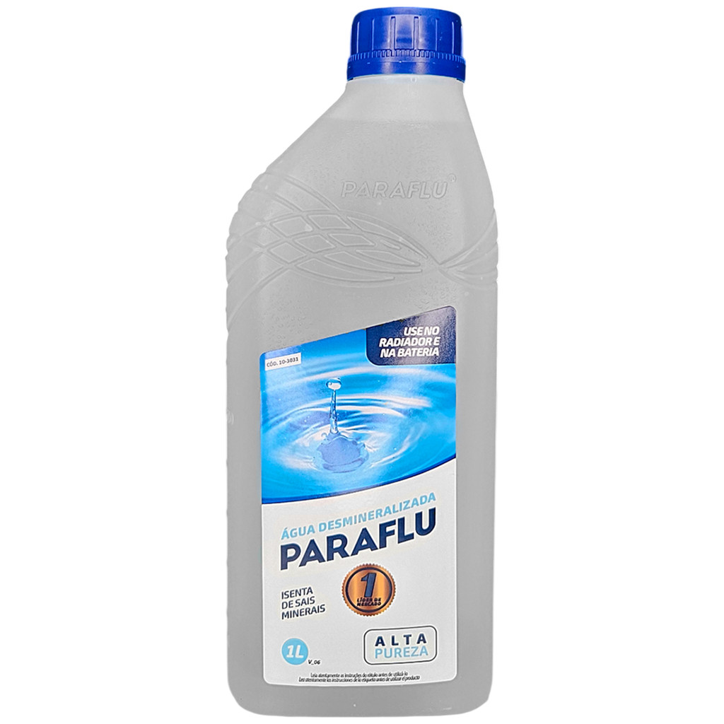 Água Desmineralizada Radiador Arrefecimento Bateria Paraflu