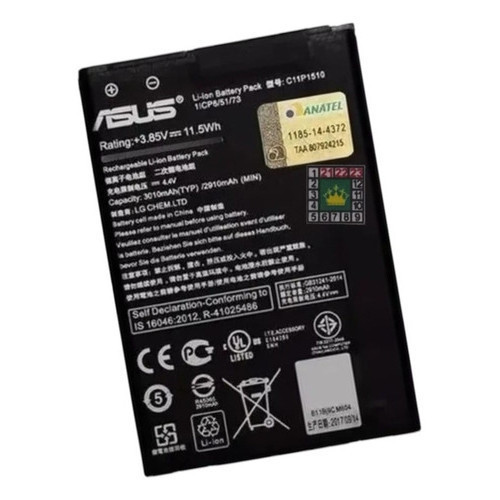 Bateria modelo compatível B11P1510 para Asus Zenfone Go Live (ZB551KL)