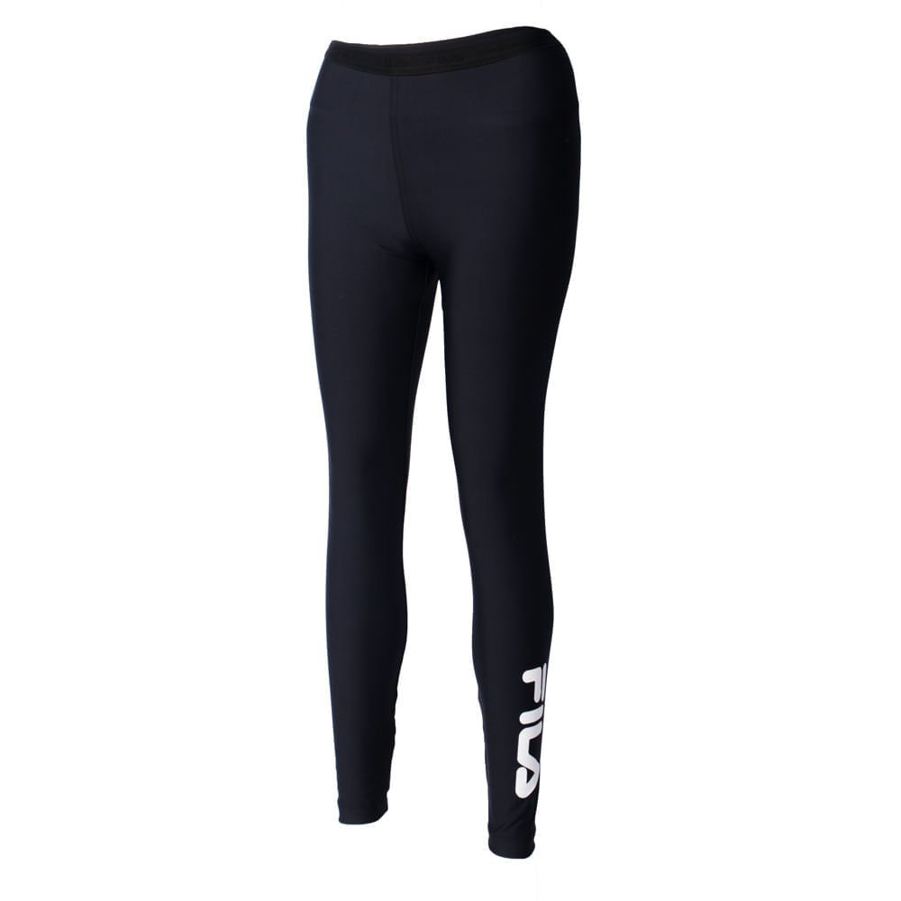 Legging Feminina Fila Trian Elastic V Preto em Oferta na Shopee
