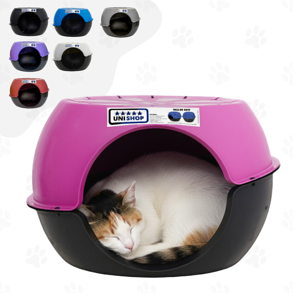 Toca Do Gato Casa Casinha Paris Cama Caminha Pet Para Gatos