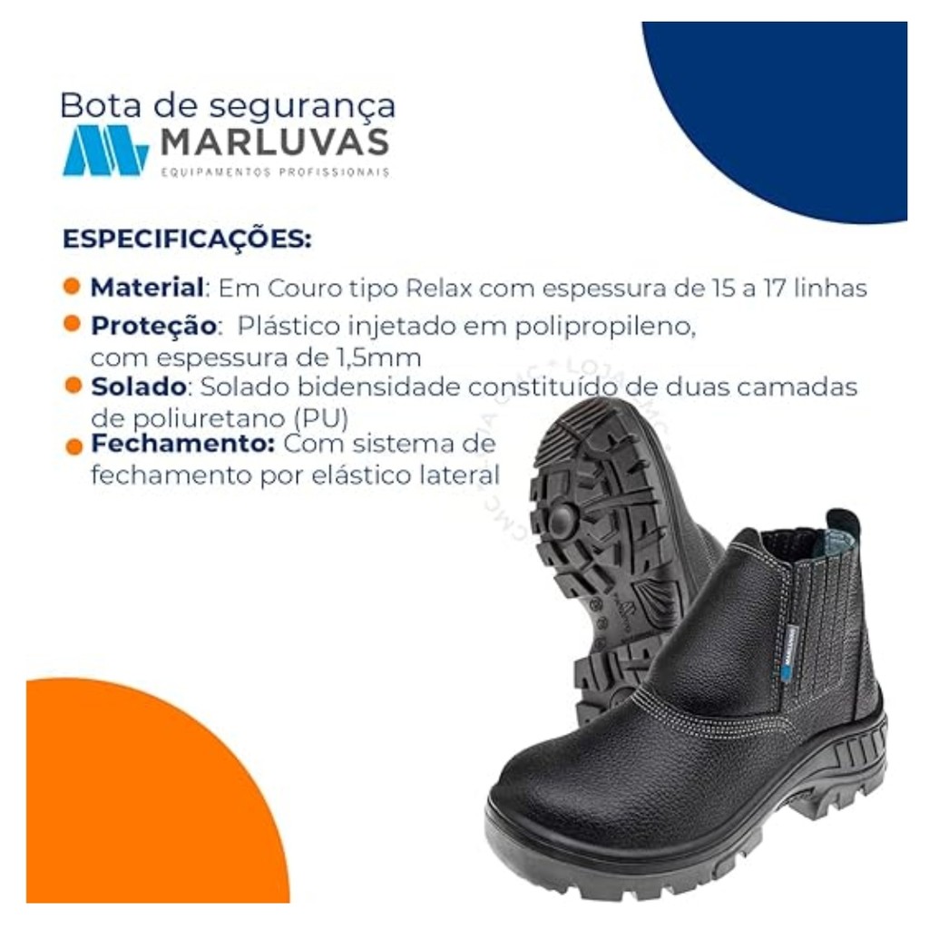 BOTINA BP 36 ELAST PT 95B19 CA41419 700397 — imagem 2 de 2
