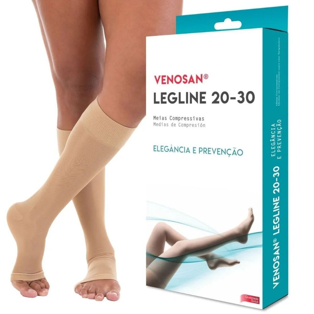 MEIA LEGLINE AD (3/4) 20/30 MEDIA COMPRESSÃO - VENOSAN