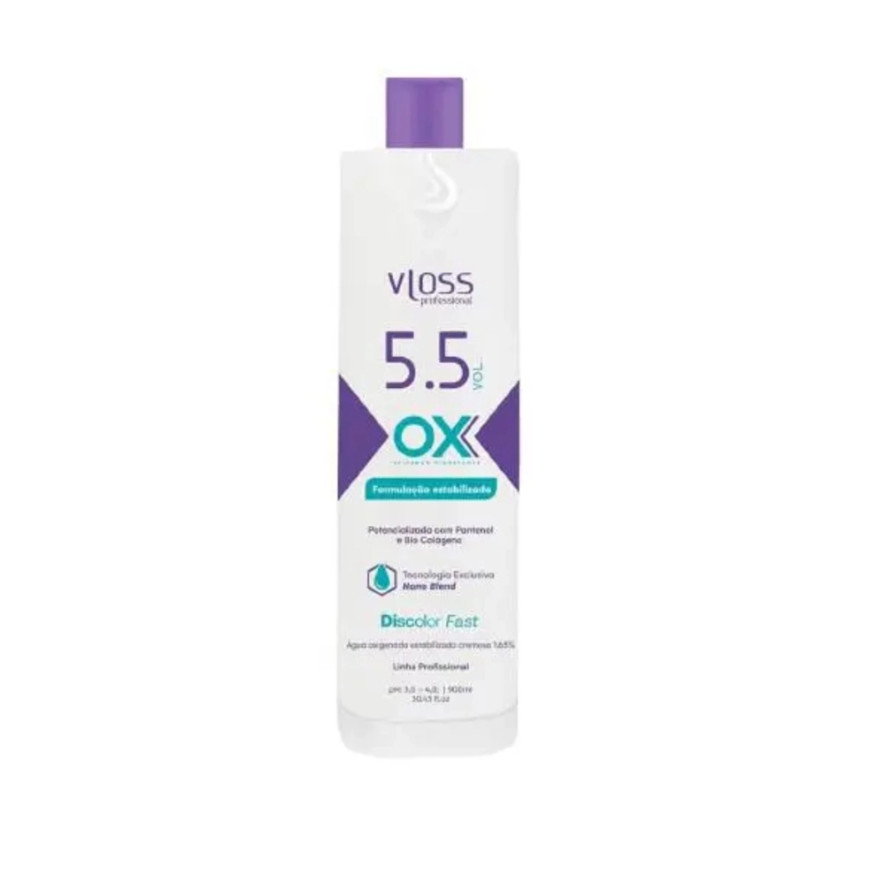 Discolor Fast Agua Oxigenada Estabilizada Vloss Ox De 5.5Vol