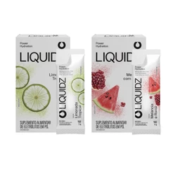 Kit Limonada | Melancia LIQUIDZ® - Eletrólitos Zero Açúcares - 2 Caixas - 12 sachês