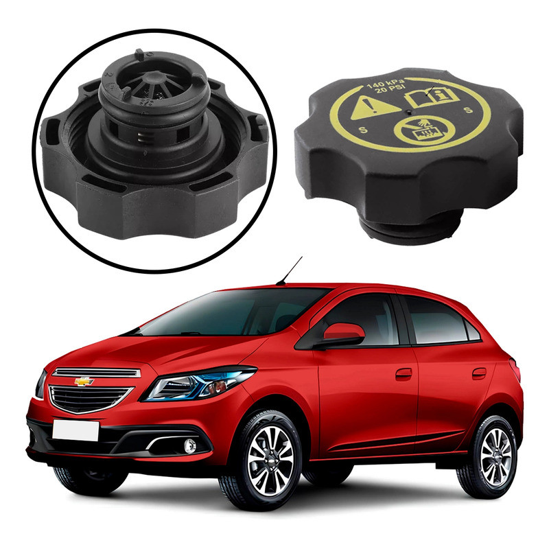 Tampa Reservatorio Agua Onix 1.0 1.4 2011 A 2016 em Oferta na Shopee