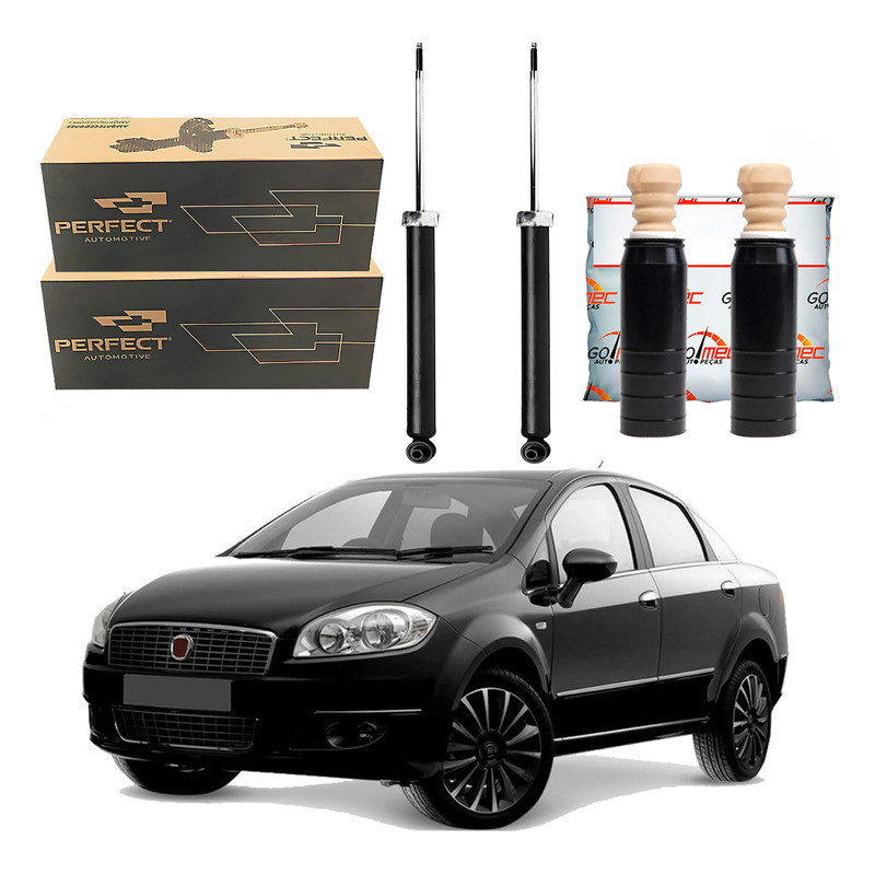 Kit Amortecedor Traseiro Linea 1.8 2010 A 2014