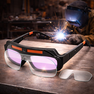 Óculos De Soldagem Anti-reflexo Com Escurecimento Proteção em Oferta na Shopee