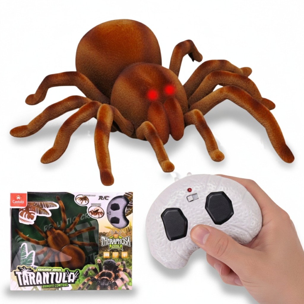 Brinquedo Aranha Robô Com Luz Controle Remoto Anda - Castela em Oferta na Shopee