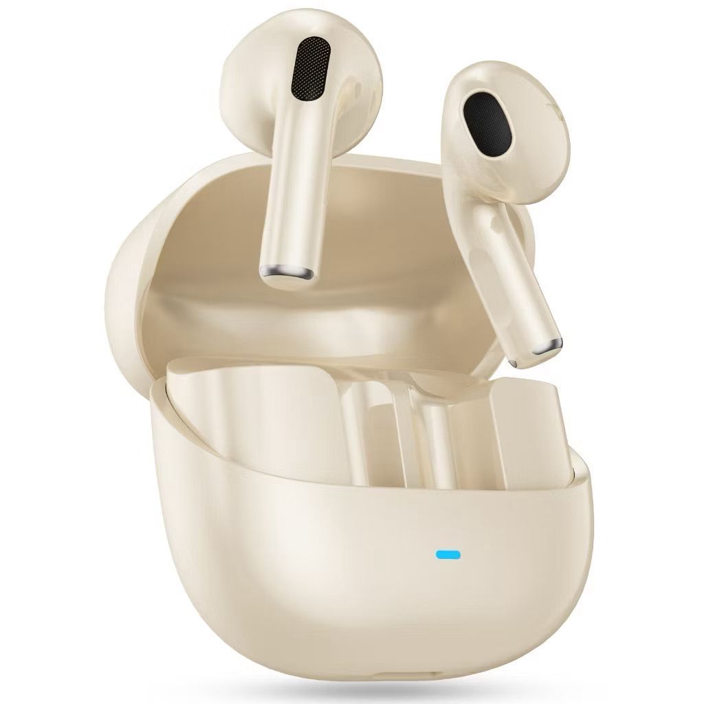 Fone de Ouvido Bluetooth KC-T03 TWS Hi-Res Áudio 360° Cancelamento de Ruído Estojo 30h Touch Sem Fio em Oferta na Shopee