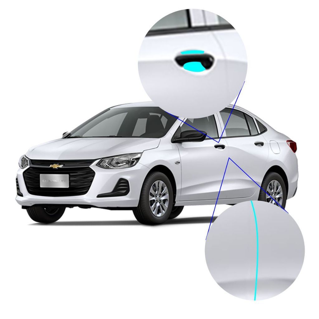 Onix Plus Protetor De Maçaneta E Quina De Porta Kit Gm Ppf