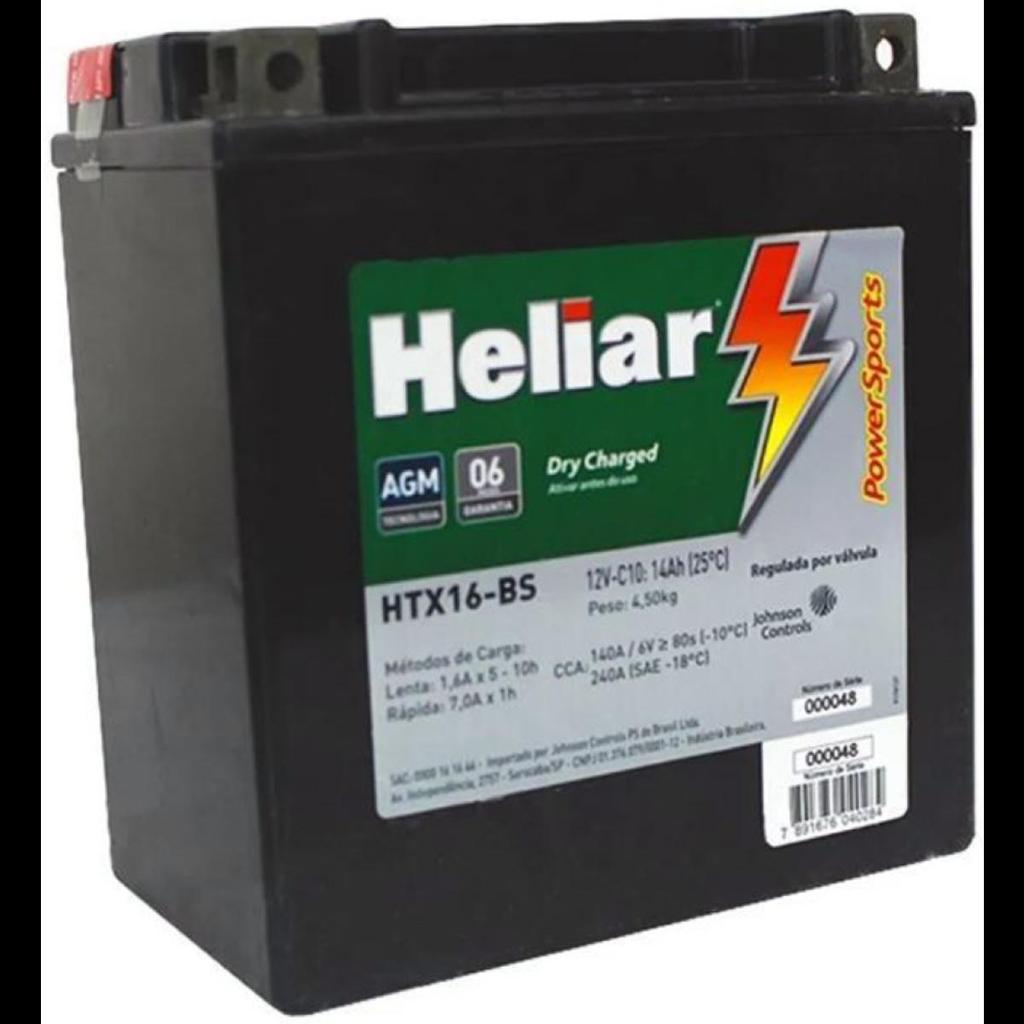 Bateria 12V Kawasaki Vulcan Vn 1500 1999 a 2007 Heliar