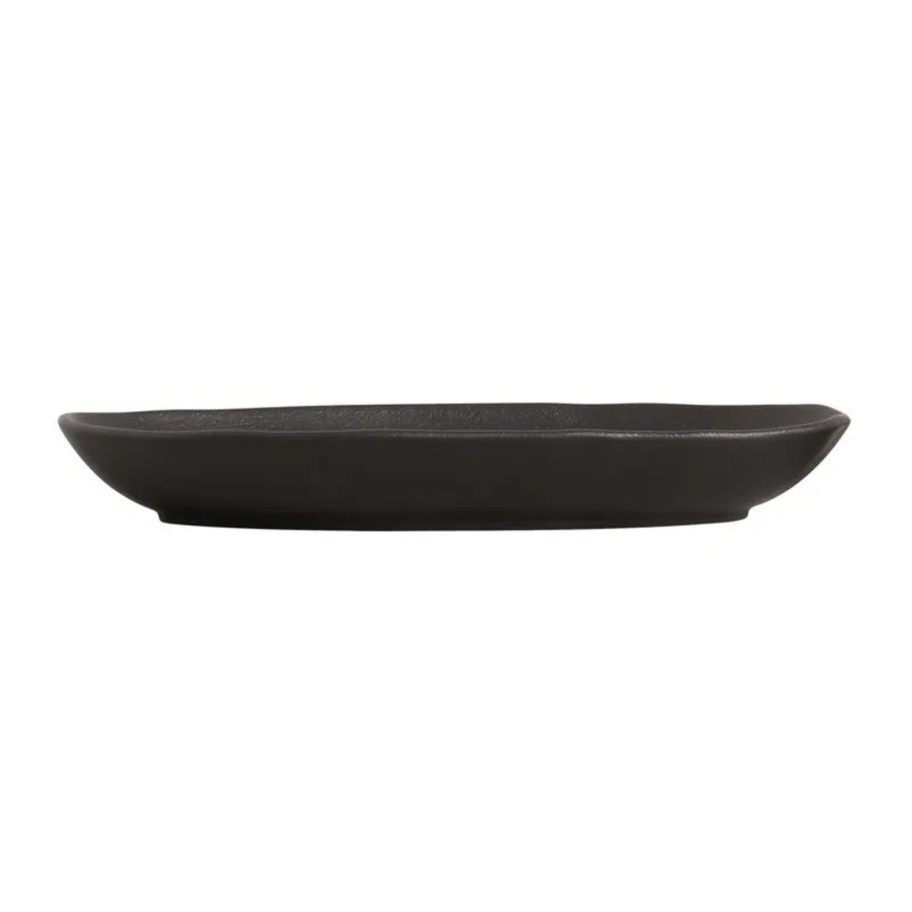 Travessa Oval Funda Orgânico Preto Matte 650ml Porto Brasil — imagem 2 de 2