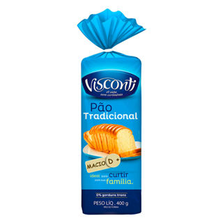 Pão de Forma Visconti Tradicional com 400g em Oferta na Shopee