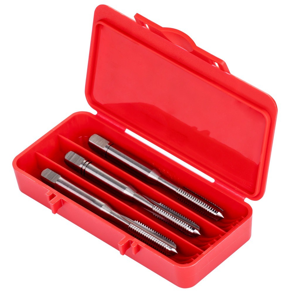 Jogo de macho manual aço rápido M6 x 1 mm com 3 peças E559M6NO8 - Dormer