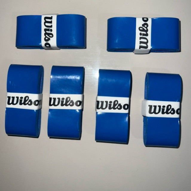 Kit 3 Overgrip Wilson Para Beach Tennis Tênis Padel Pickleball Azul