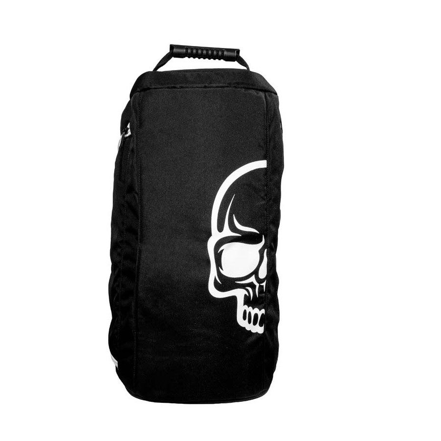 Multibag KVRA Old Skull - Jiu Jitsu - Musculação - Treino - Preto/Branco