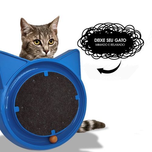 Brinquedo Interativo para Gato com Bolinha Arranhador Estímulo Alívio Estresse Relax Envio Rápido