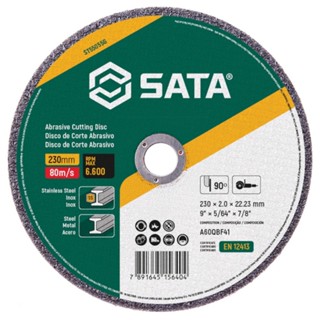 Disco de corte para Metal e Inox 9" x 2,0mm - ST55055G Sata em Oferta na Shopee