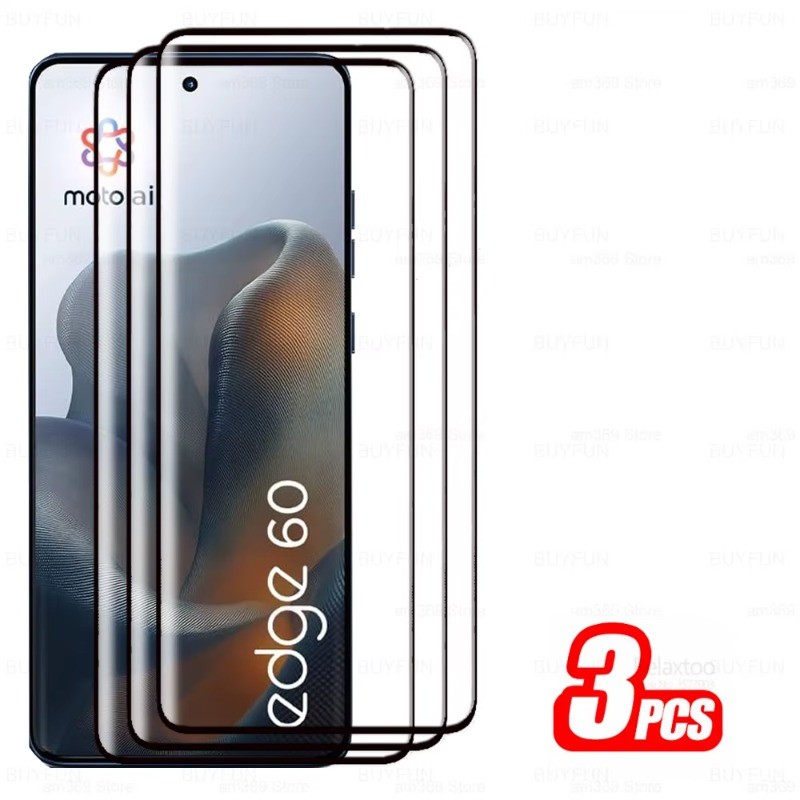 03 PS Película vidro Curvada Motorola Moto G96 G85 Moto edge 60 Moto edge 60 pro Moto Edge 60 Fusion