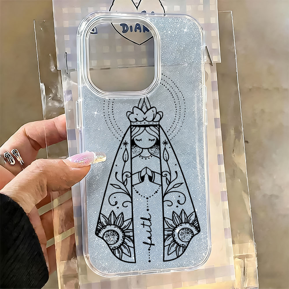 Ame Nossa Senhora Capa Capinha Para Samsung Galaxy A16 S25 S26 A03 A05 A15 A17 A32 A34 A36 A56 S20 S21 S23 S34 FE ULTRA 