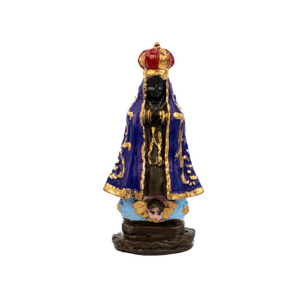 Escultura Nossa Senhora da Aparecida 7 cm em Resina