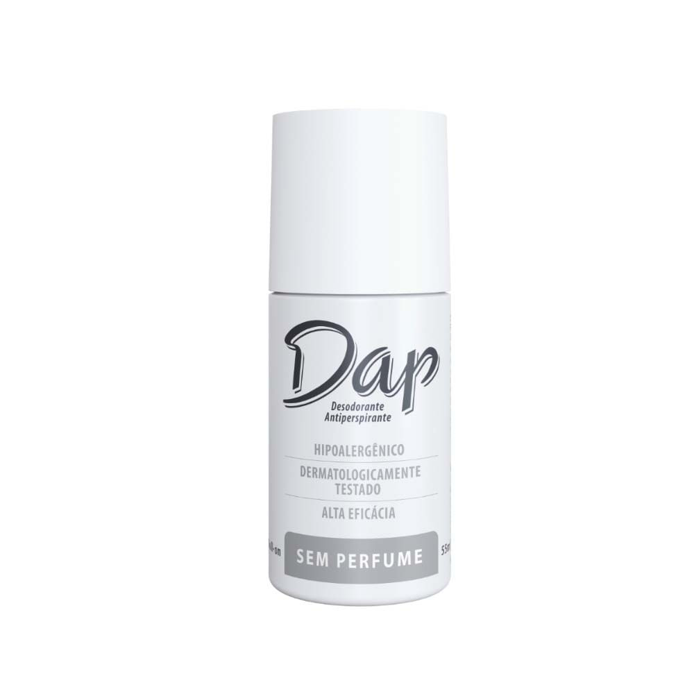 Desodorante Dap Sem Perfume Roll-on Antiperspirante com 55ml em Oferta na Shopee