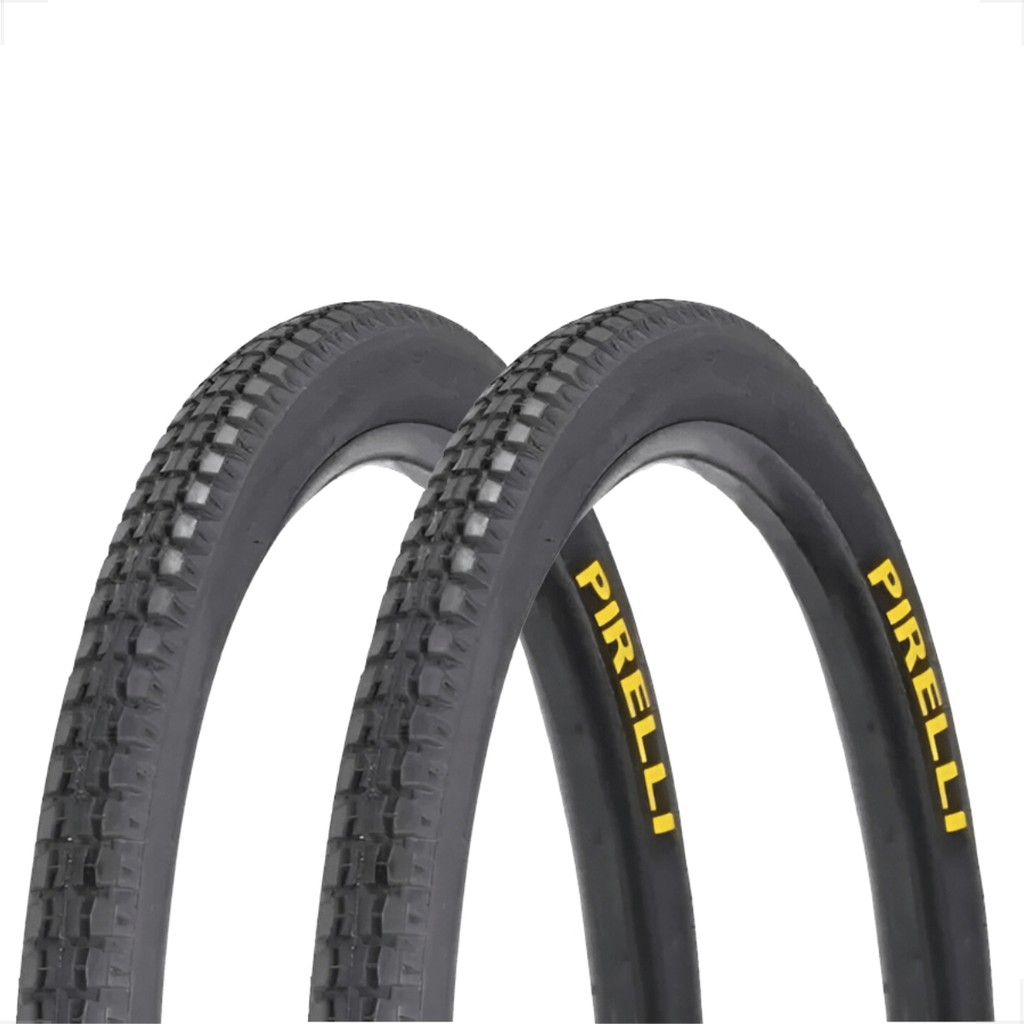 Par De Pneu 26 x 1.1 / 2x2 Primor Barra Forte Bike Bicicleta Pirrelli Montadinha Motorizada