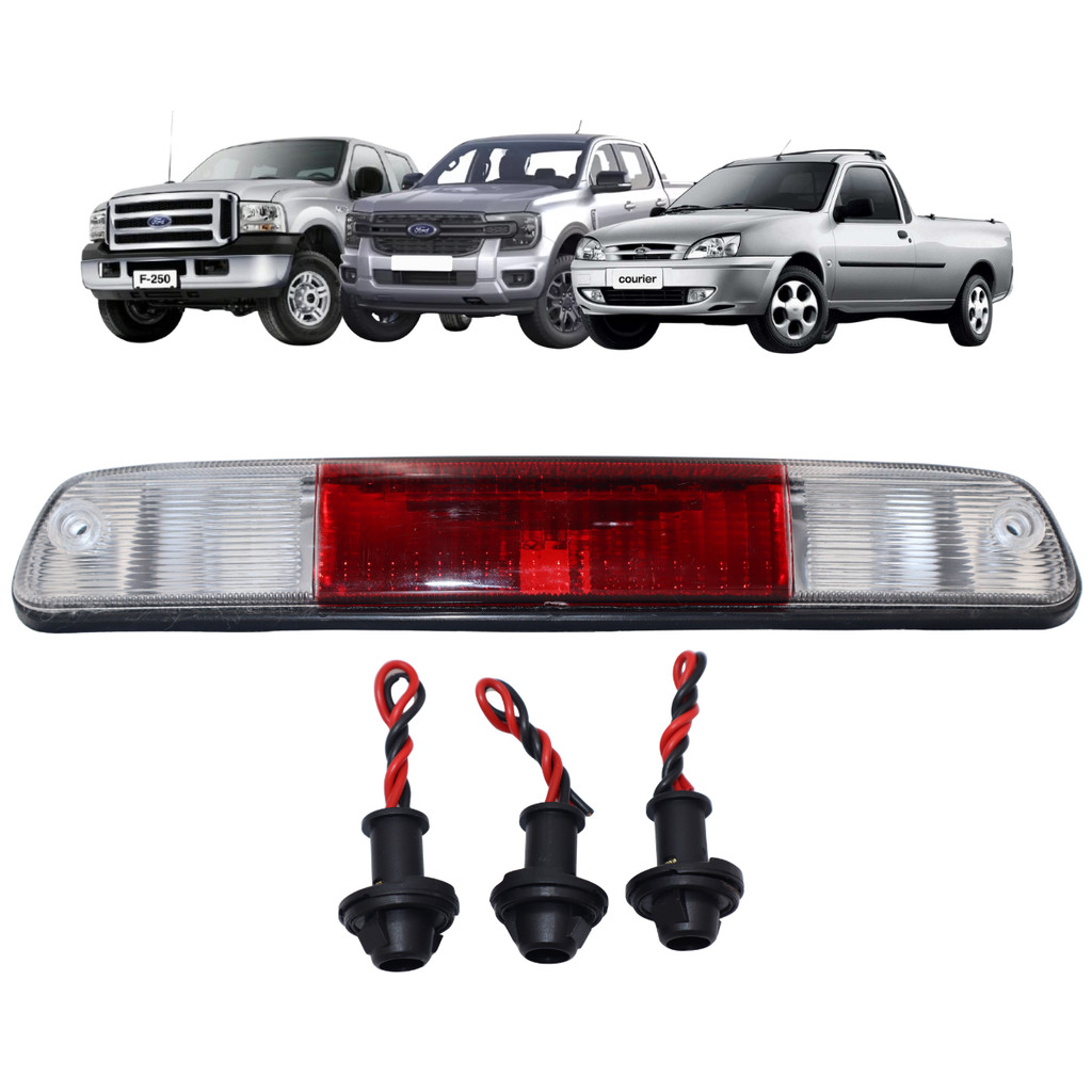 Lanterna Freio Brake Light Ranger F250 Courier Bicolor Com Soquete