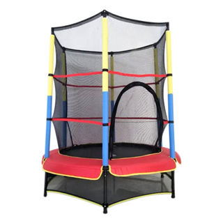 Cama Elástica Pequena 138cmX163cm Play&Fun Colorida em Oferta na Shopee
