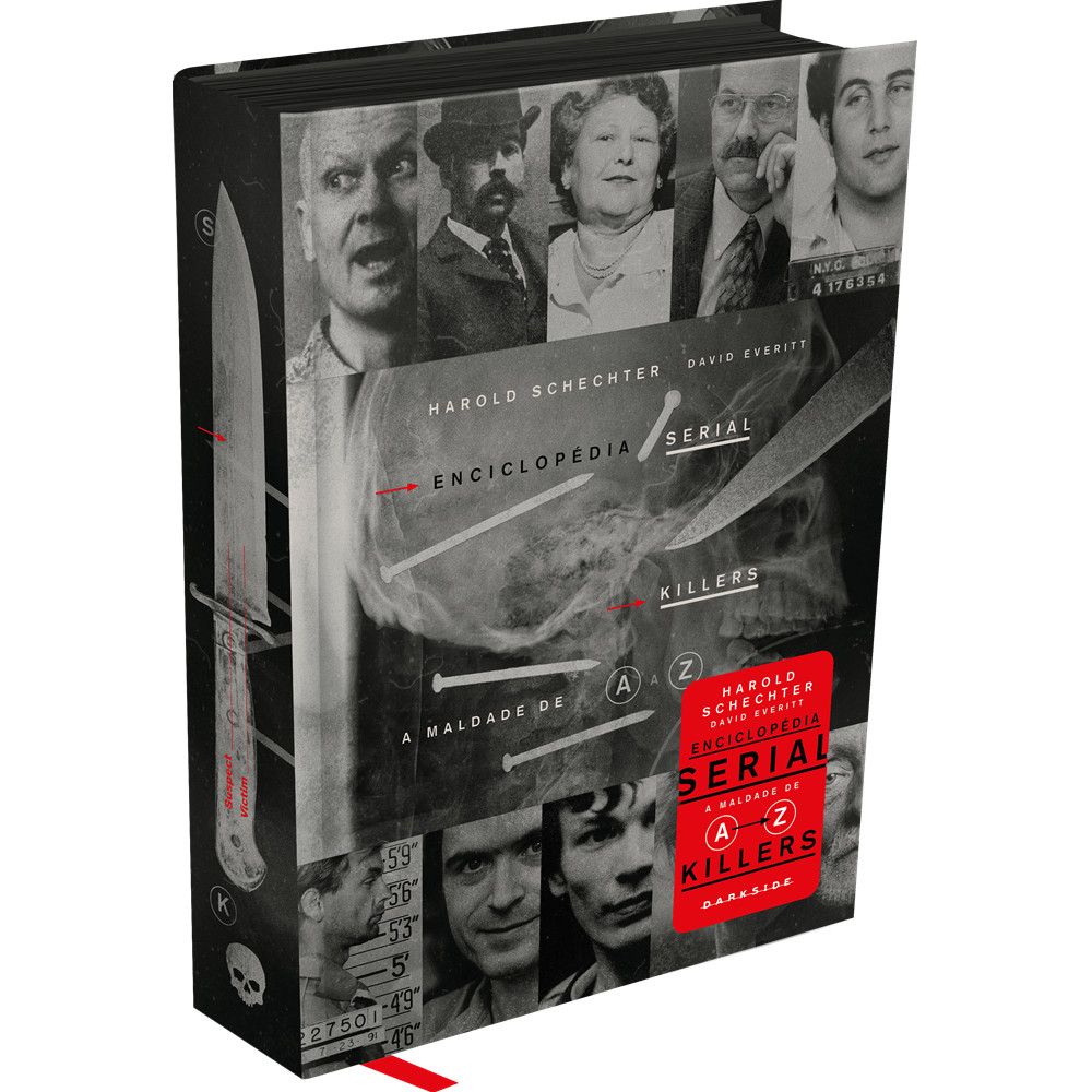 Capa do livro Livro - Enciclopédia Serial Killers: A Maldade de A-Z - Editora Darkside